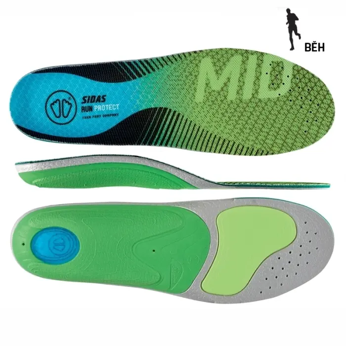 Vložky Sidas Run 3Feet Protect Mid