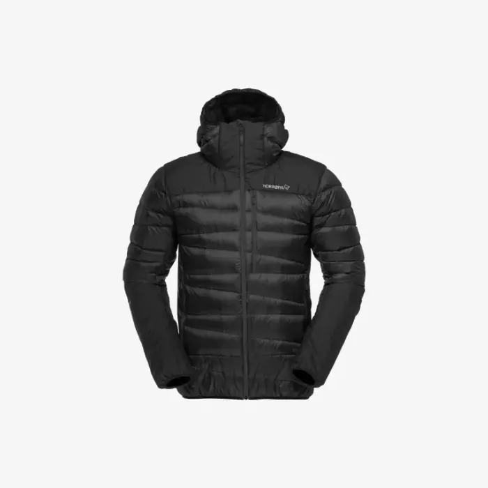 Bunda Norrona Falketind Down 750 Hood Zip - Caviar Black