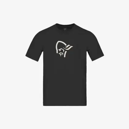 Tričko Norrona 29 Cotton Viking T-Shirt - Caviar Black