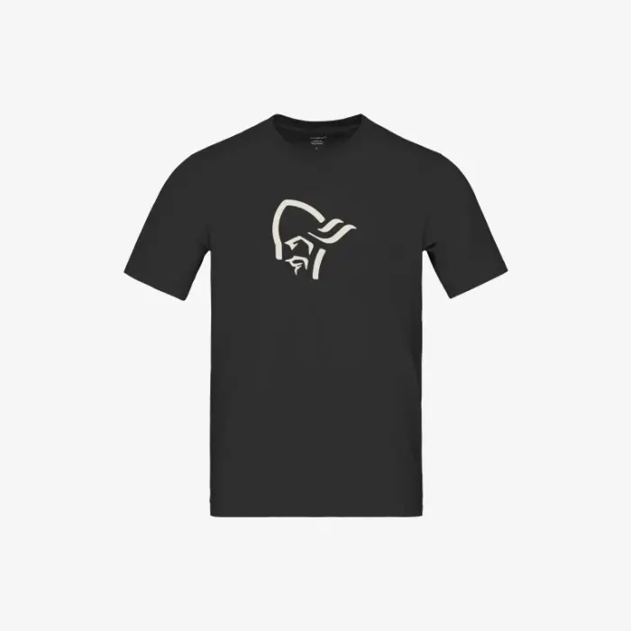 Tričko Norrona 29 Cotton Viking T-Shirt - Caviar Black