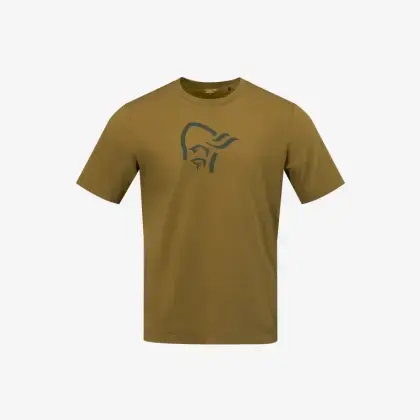Tričko Norrona 29 Cotton Viking T-Shirt - Dark Olive