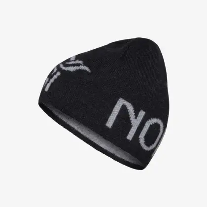 Čiapka Norrona 29 mid merinoUll logo Beanie - Caviar Melange