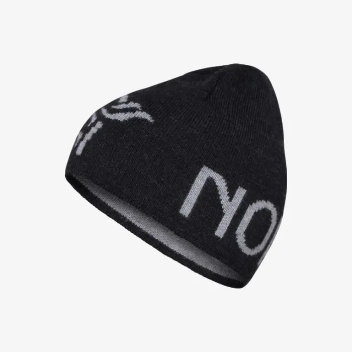 Čiapka Norrona 29 mid merinoUll logo Beanie - Caviar Melange