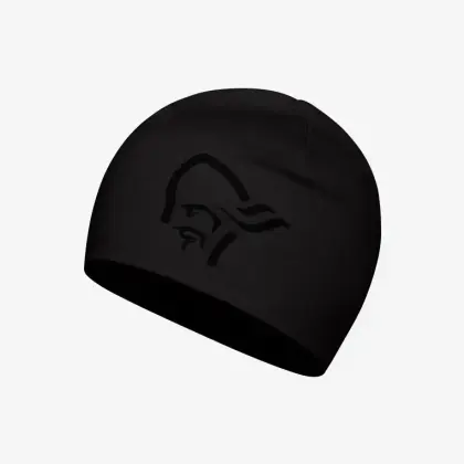 Čiapka Norrona 29 pureUll180 Beanie - Caviar Black