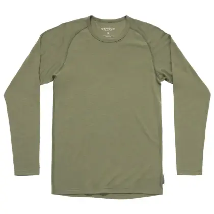 Tričko Devold Lauparen Merino 190 Base Shirt - Lichen