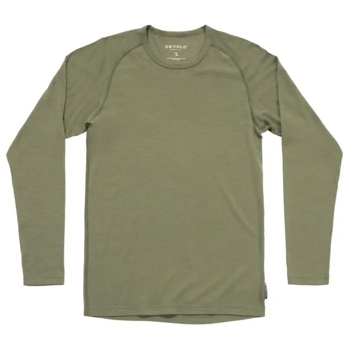 Tričko Devold Lauparen Merino 190 Base Shirt - Lichen