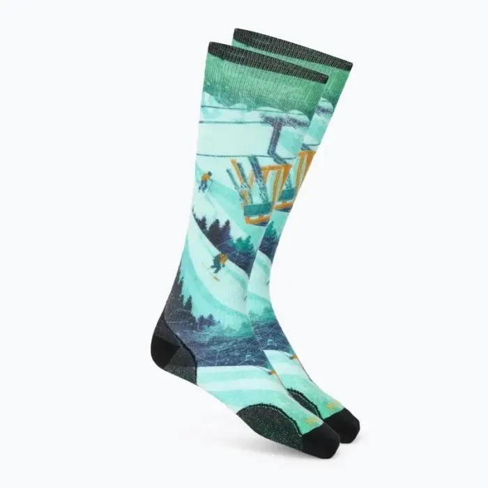 Ponožky Smartwool Ski Zero Cushion Ski Day Print OTC - Capri