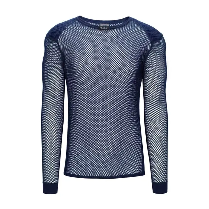 Tričko Brynje Super Thermo Shirt w/inlay - Navy