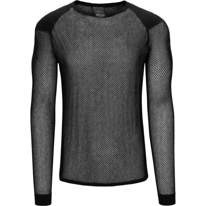 Tričko Brynje Super Thermo Shirt w/inlay - Black