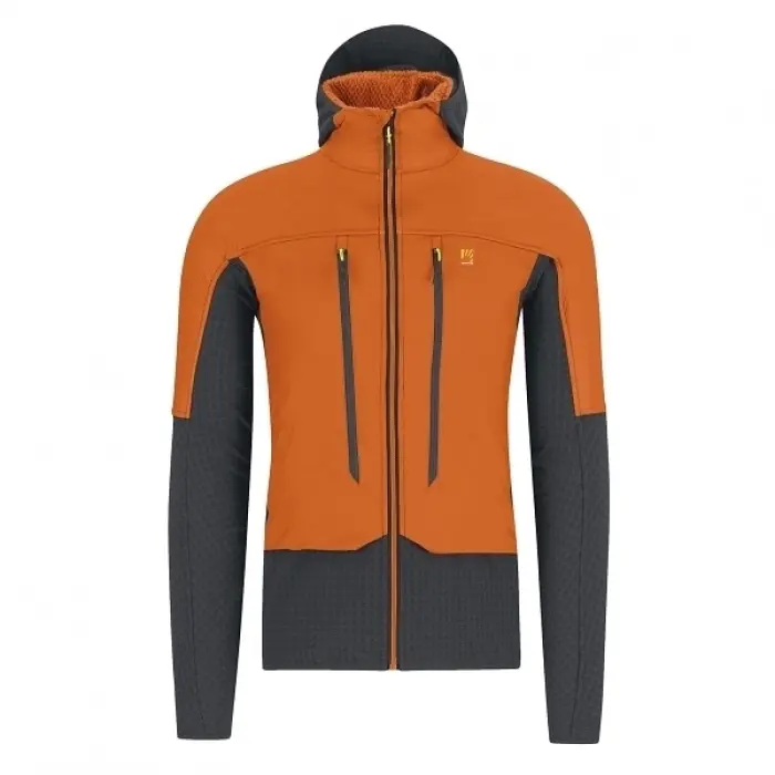 Bunda Karpos Alagna Plus 2.0 jacket - Vibr. Orange/woodlight gray