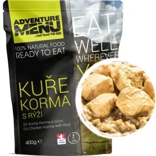 Adventure Menu Kurča korma s ryžou