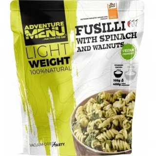 Adventure Menu LW Fusilli so špenátom a vlašskými orechmi