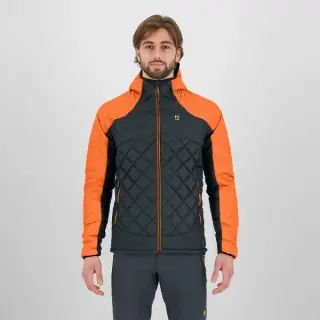 Bunda Karpos Lastei Active Plus 2.0 Jacket - Woodlight gray/Vibr. Orange