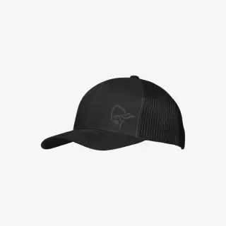 Šiltovka Norrona /29 Snap Back trucker mesh Cap - Caviar Black
