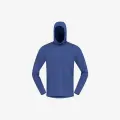 Tričko Norrona Femund Tech Hood - Vintage Indigo