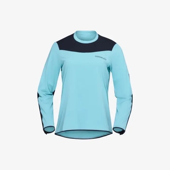 Tričko Norrona Skibotn Equaliser Tech Long sleeve Woman