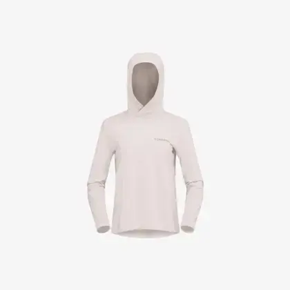 Tričko Norrona Femund Tech Hood Woman - Oatmeal