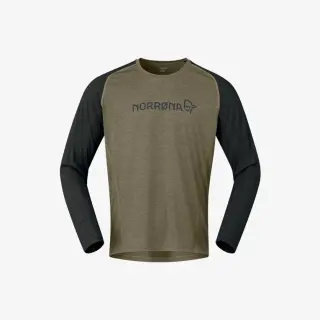 Tričko Norrona Fjora Equaliser Lightweight Long Sleeve - Olive Night