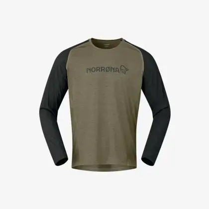 Tričko Norrona Fjora Equaliser Lightweight Long Sleeve - Olive Night