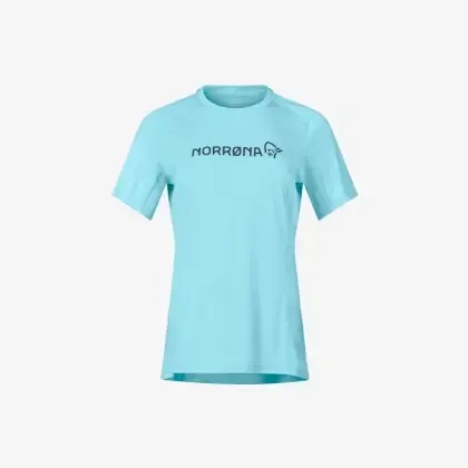 Tričko Norrona Fjora Equaliser Lightweight T-Shirt Woman - Aqua haze