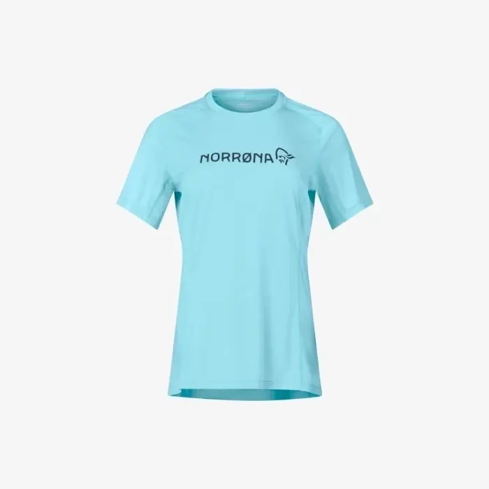 Tričko Norrona Fjora Equaliser Lightweight T-Shirt Woman - Aqua haze