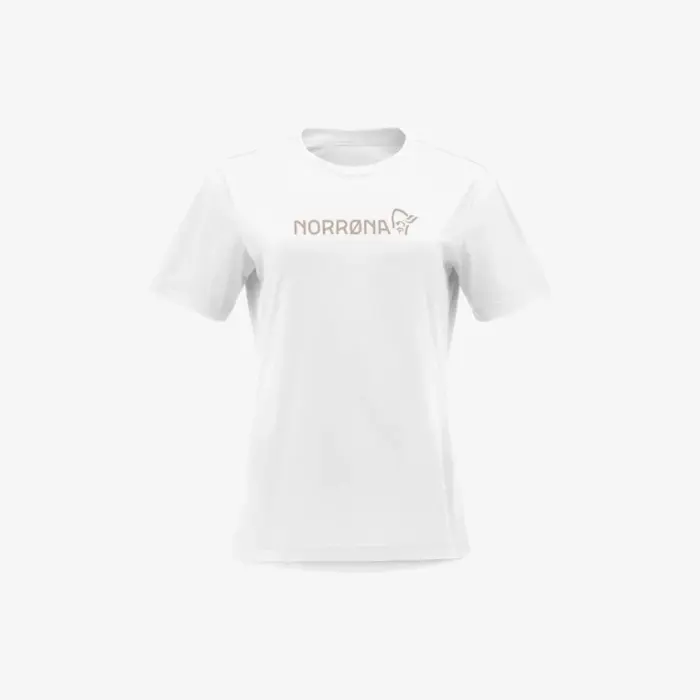 Tričko Norrona 29 Cotton Norrona Viking T-shirt Woman - Pure White