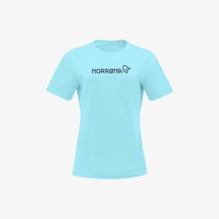 Tričko Norrona 29 Cotton Norrona Viking T-shirt Woman - Aqua haze