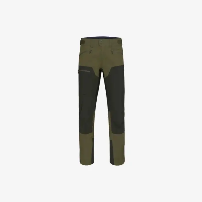 Nohavice Norrona Femund Cotton Flex1 Light Pants - Olive night/Rosin
