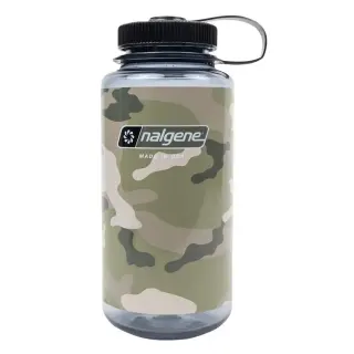 Fľaša Nalgene Wide Mouth 1000ml - Grey/Black Camo