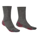 Ponožky Bridgedale Hike Trail LW MP Boot - Grey heather