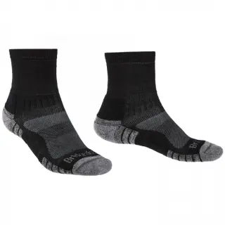 Ponožky Bridgedale Hike Trail Light LW MP Ankle - Black/Silver