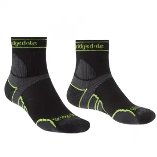 Ponožky Bridgedale Trail Run LW T2 Merino Sport 3/4 Crew - Black