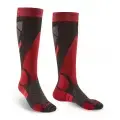 Ponožky Bridgedale Ski LightWeight Vertige Light Over Calf - Graphite/red