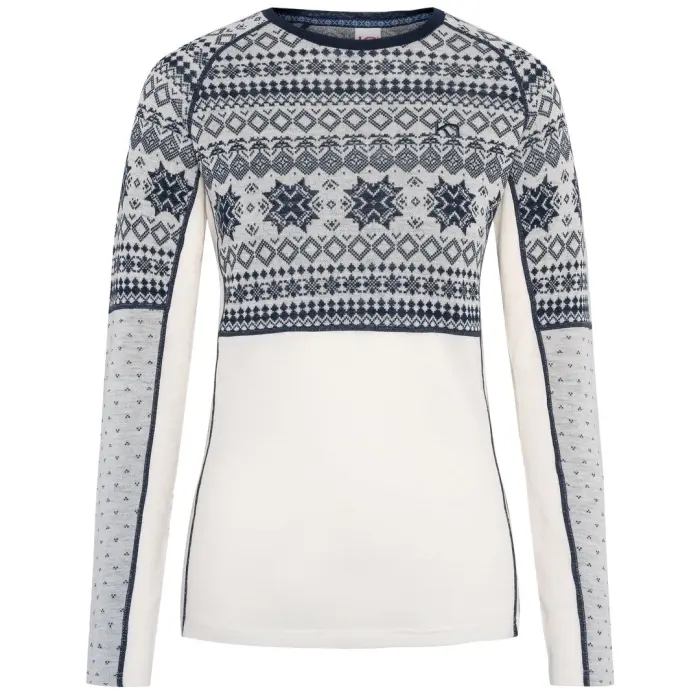 Tričko Kari Traa Vilma LS Woman - Off White