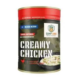 CampCore Creamy Chicken – Krémové kuracie s ryžou a kôprovou omáčkou