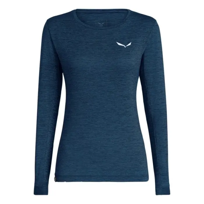 Tričko Salewa Puez Melange Dry L/S Tee Woman