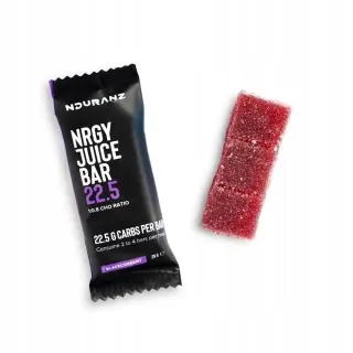 Energetické želé Nduranz Nrgy Juice bar 28g - Čierne ríbezle