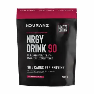 Iontový nápoj Ndruranz Nrgy Unit Drink 90 1200g - Brusnica-ľadový čaj