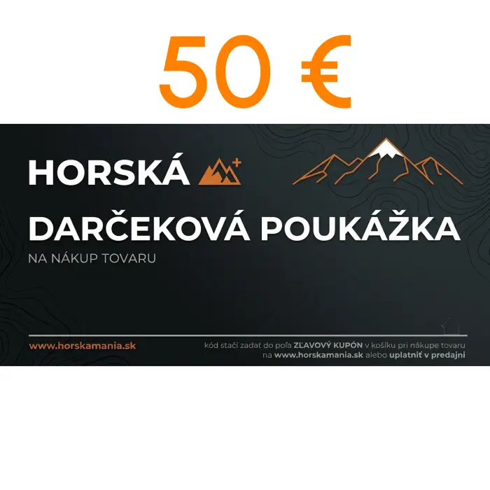 Elektronická Darčeková poukážka 50€