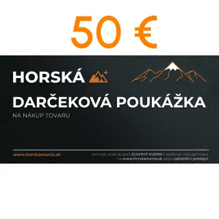 Tlačená Darčeková poukážka 50€
