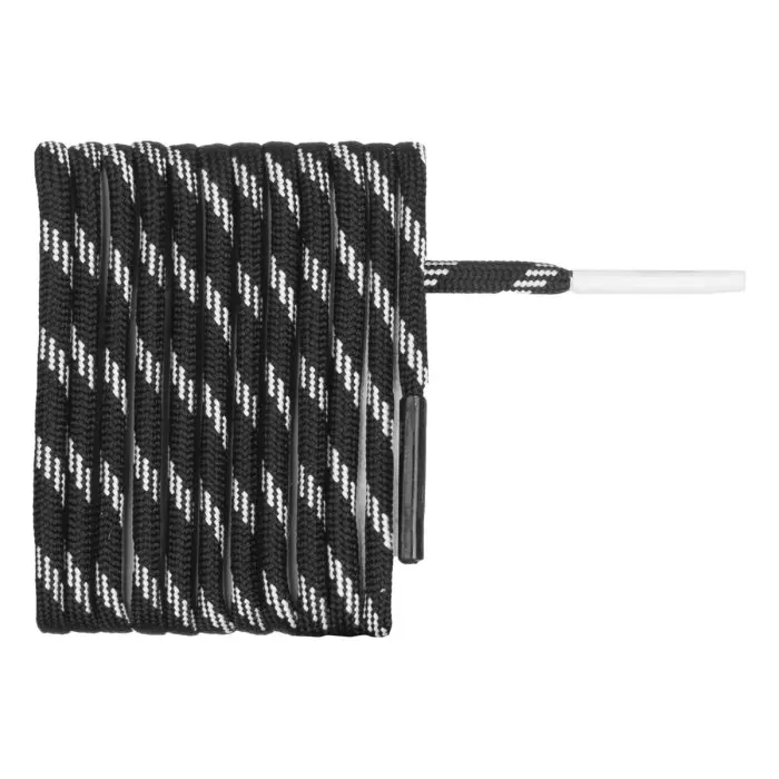 Salewa Hiker Round Shoelace - Black/White