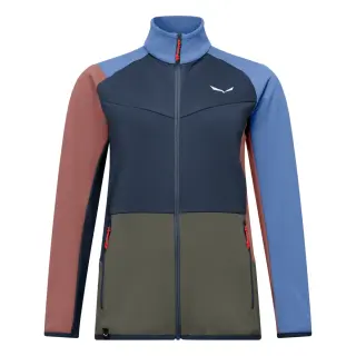 Bunda Salewa Puez Cammino Polarlite Jacket Woman - Blueberry/Multi