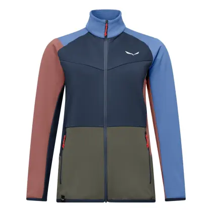 Bunda Salewa Puez Cammino Polarlite Jacket Woman - Blueberry/Multi