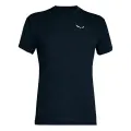 Tričko Salewa Puez Melange Dry S/S Tee - Blueberry melange
