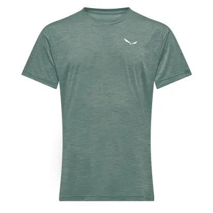 Tričko Salewa Puez Melange Dry S/S Tee - Wilow melange