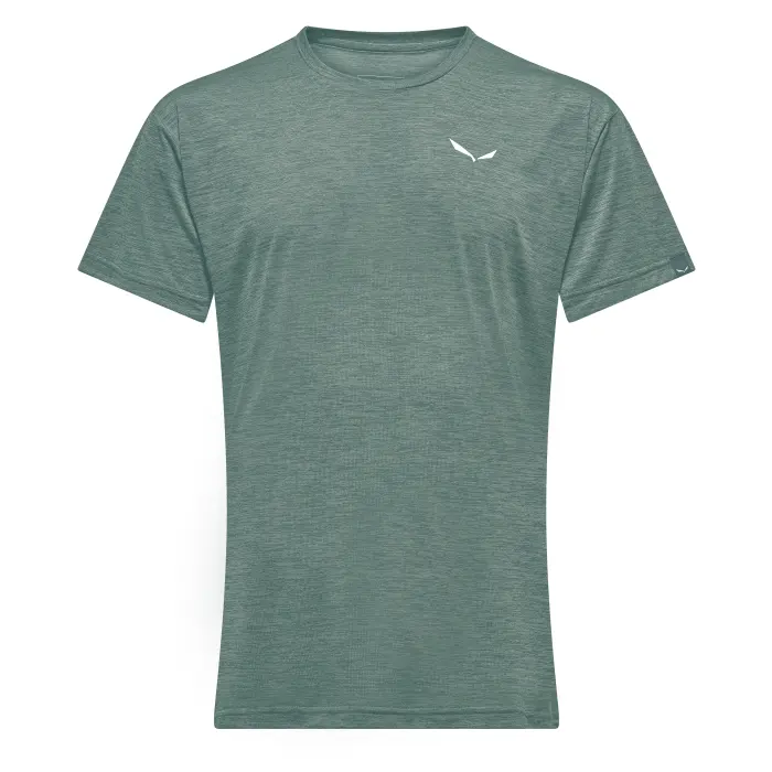 Tričko Salewa Puez Melange Dry S/S Tee - Wilow melange