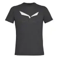 Tričko Salewa Solidlogo Dry T-Shirt - Black out