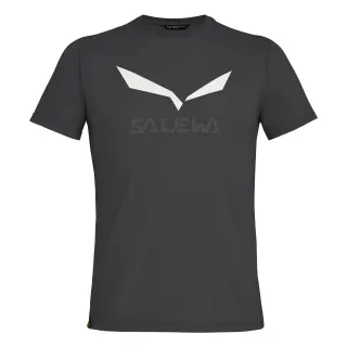 Tričko Salewa Solidlogo Dry T-Shirt - Black out