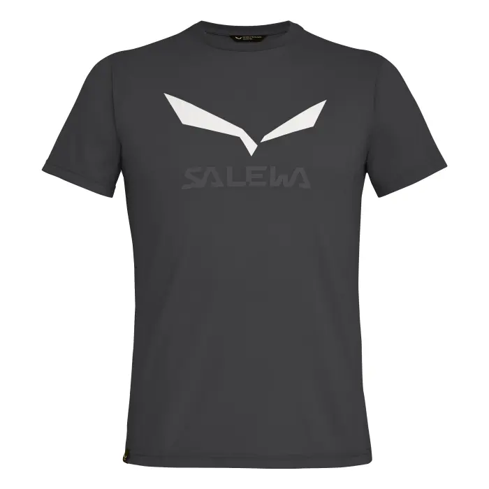 Tričko Salewa Solidlogo Dry T-Shirt - Black out