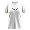 Tričko Salewa Solidlogo Dry T-Shirt Woman - White